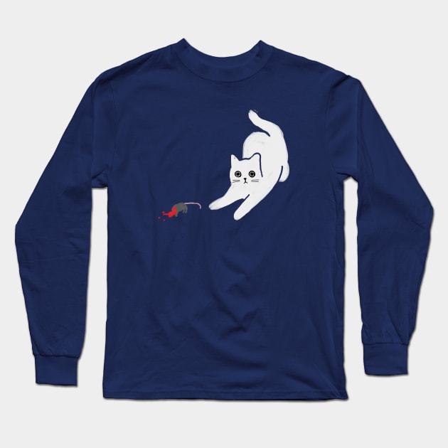 Dead mouse Long Sleeve T-Shirt by KentheCat